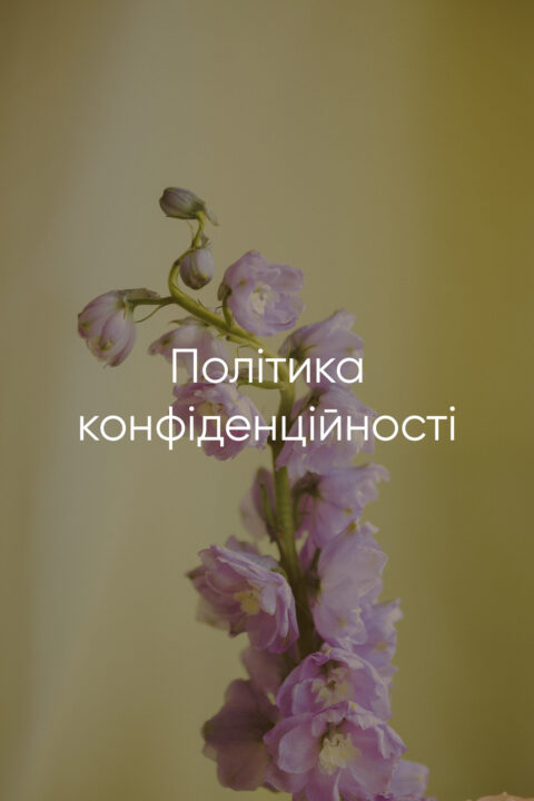 ПОЛІТИКА КОНФІДЕНЦІЙНОСТІ